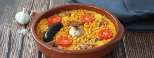 Receta de arroz al horno valenciano (arròs al forn) Foto de portada de la receta del arroz al horno